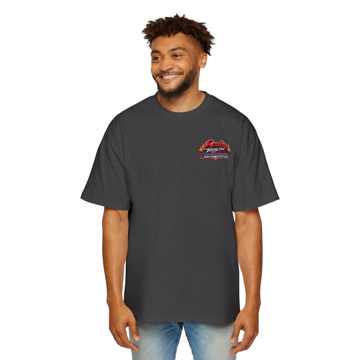 Heavy Duty — "Scala Tuning" Car Culture Oversized Shirt