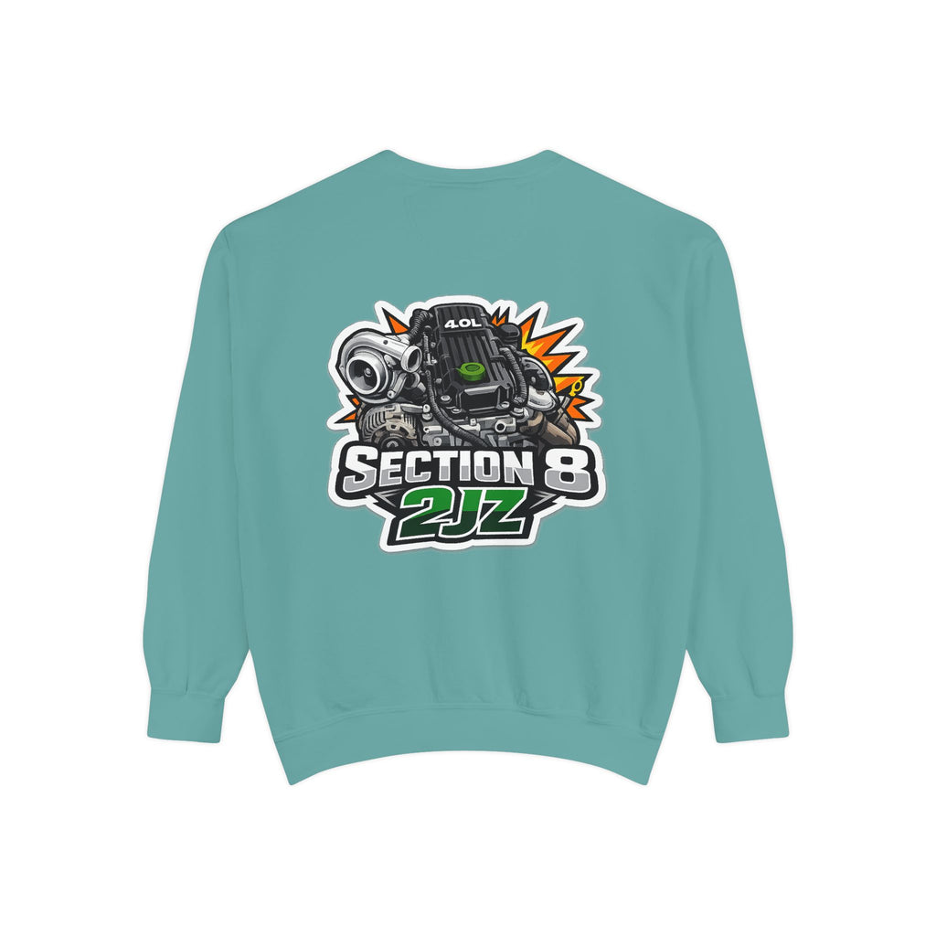 Section 8 2JZ Engine Sweatshirt – Automotive Crewneck for Car Enthusiasts