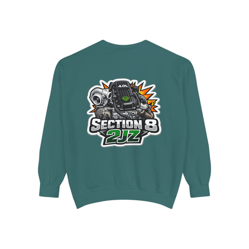 Section 8 2JZ Engine Sweatshirt – Automotive Crewneck for Car Enthusiasts