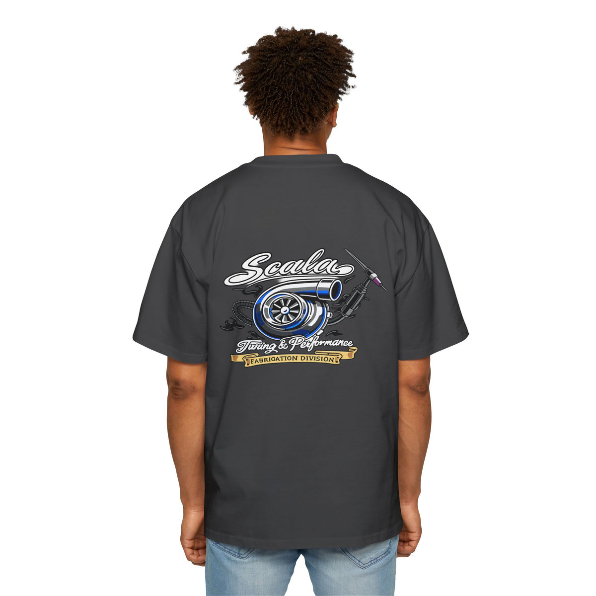 Heavy Duty — "Scala Tuning" Car Culture Oversized Shirt
