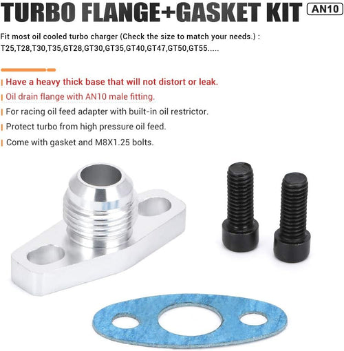 10AN Turbo Oil Drain