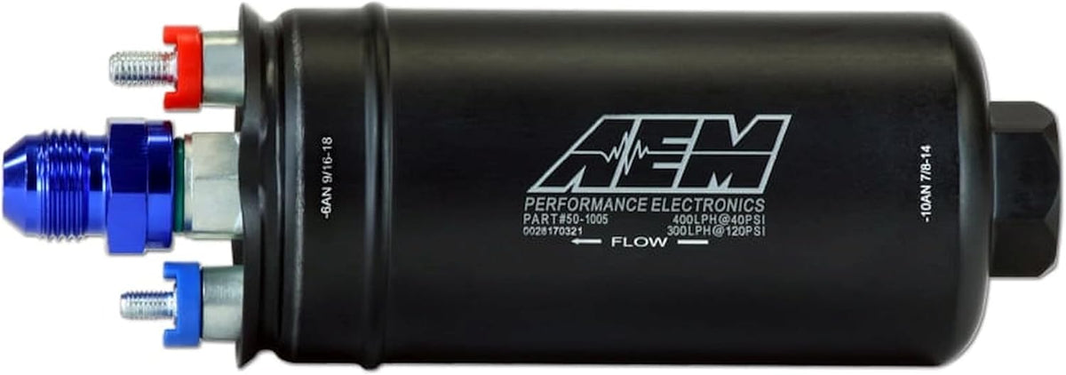 AEM 50-1005 Inline High Flow Fuel Pump (400lph)