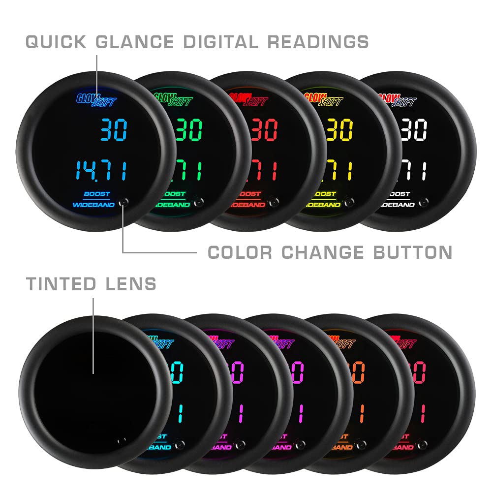 GlowShift Combo Boost/AFR Gauge