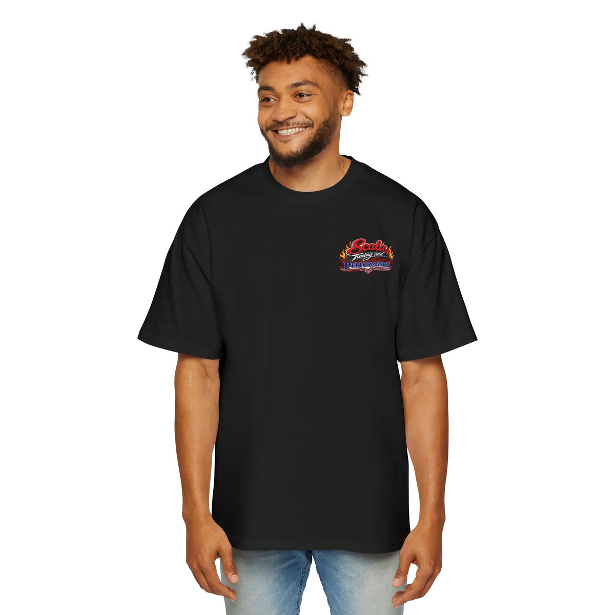 Heavy Duty — "Scala Tuning" Car Culture Oversized Shirt