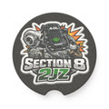 Section 8 2JZ Engine Soapstone Car Coaster — Automotive Motorhead Drink Holder