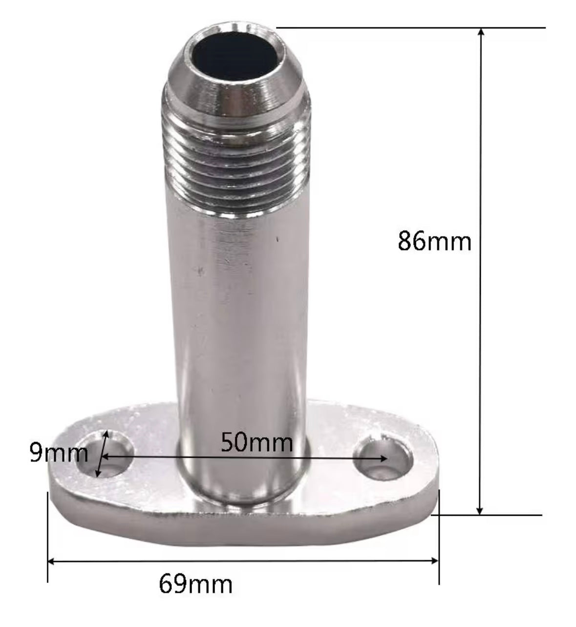 10AN Turbo Oil Drain