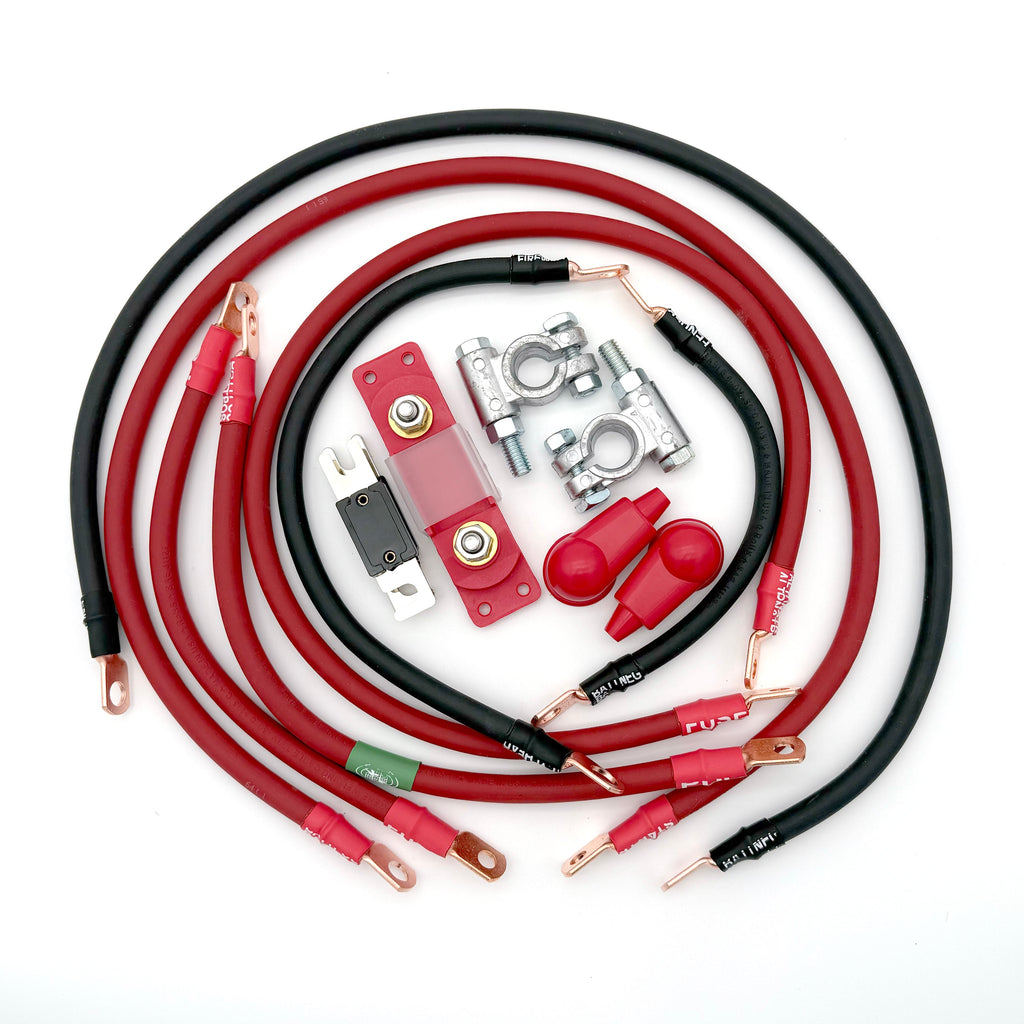 Jeep Cherokee XJ Big 7 Battery Cable Kit (1987-2001)
