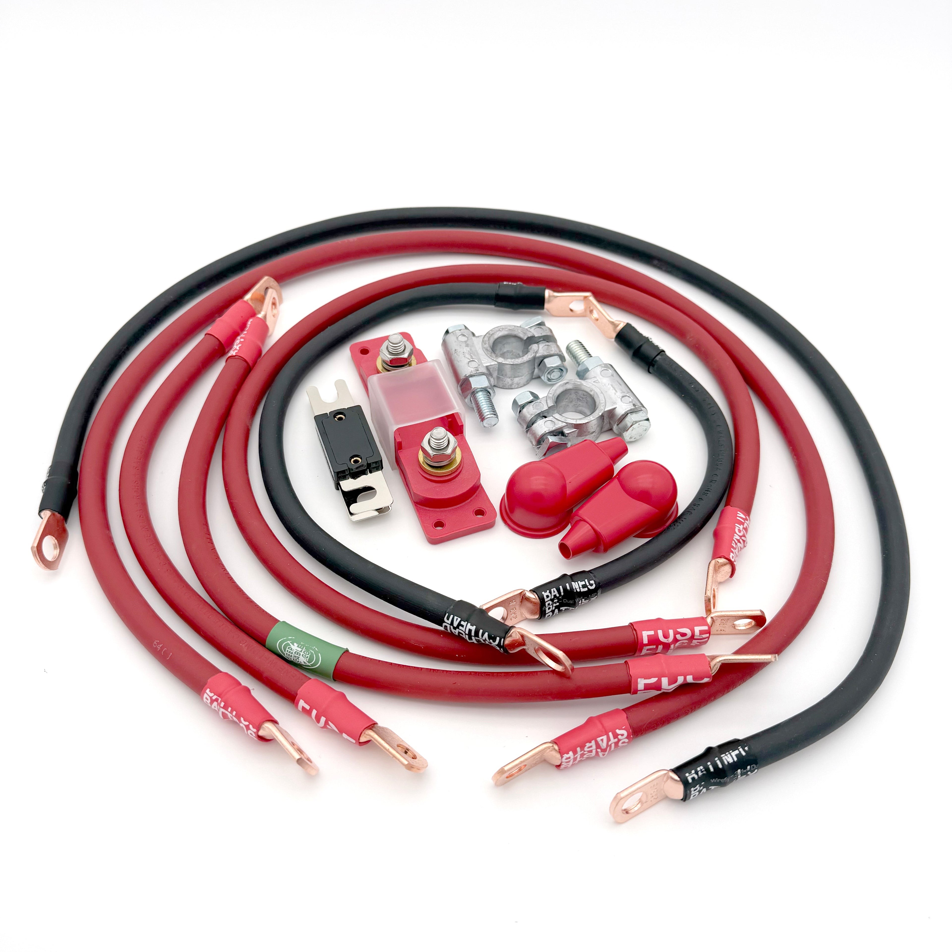 Jeep Comanche MJ Big 7 Battery Cable Kit (1987-1992)