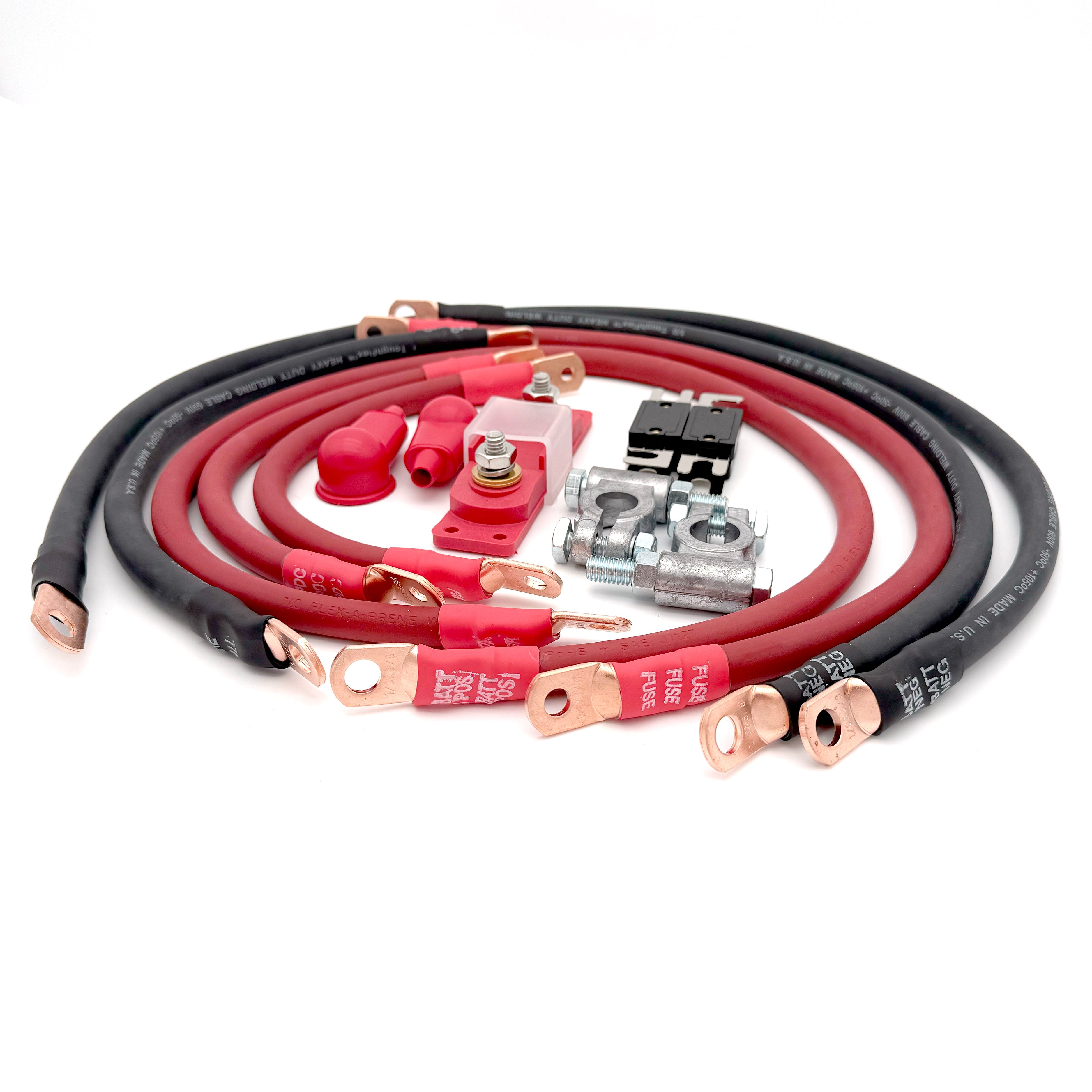 Jeep Wrangler TJ / LJ Big 7 Battery Cable Kit (1997-2006)